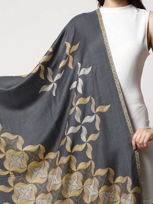 Women's Jamawar Wool Stole
